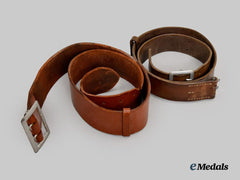 Germany, NSDAP. A Pair of Political Leader Belts