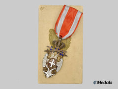 Serbia, Kingdom. An Order of the White Eagle, III Class Commander with Swords, by Bertrand with Case