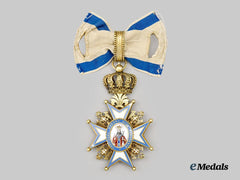 Serbia, Kingdom. An Order of St. Sava, III Class Commander by G.A. Scheid