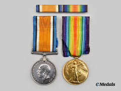 Canada, Commonwealth. A Medal Pair to Private Peter Young, Canadian Army Service Corps