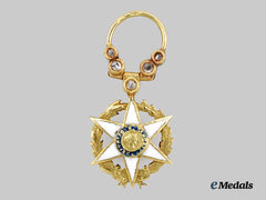 France, Republic. An Order of Agricultural Merit, Miniature in Gold and Diamonds