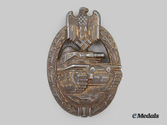 Germany, Wehrmacht. A Panzer Assault Badge, Bronze Grade, Daisy Variant