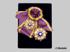 Taiwan, Chinese Republic. An Order of the Brilliant Star, II Class Grand Cross Set in Case, c.1960