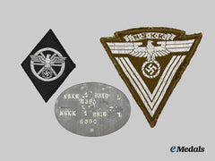 Germany, NSKK. A Mixed Lot of Insignia