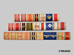 Austria, Empire. A Lot of Three Ribbon Bars