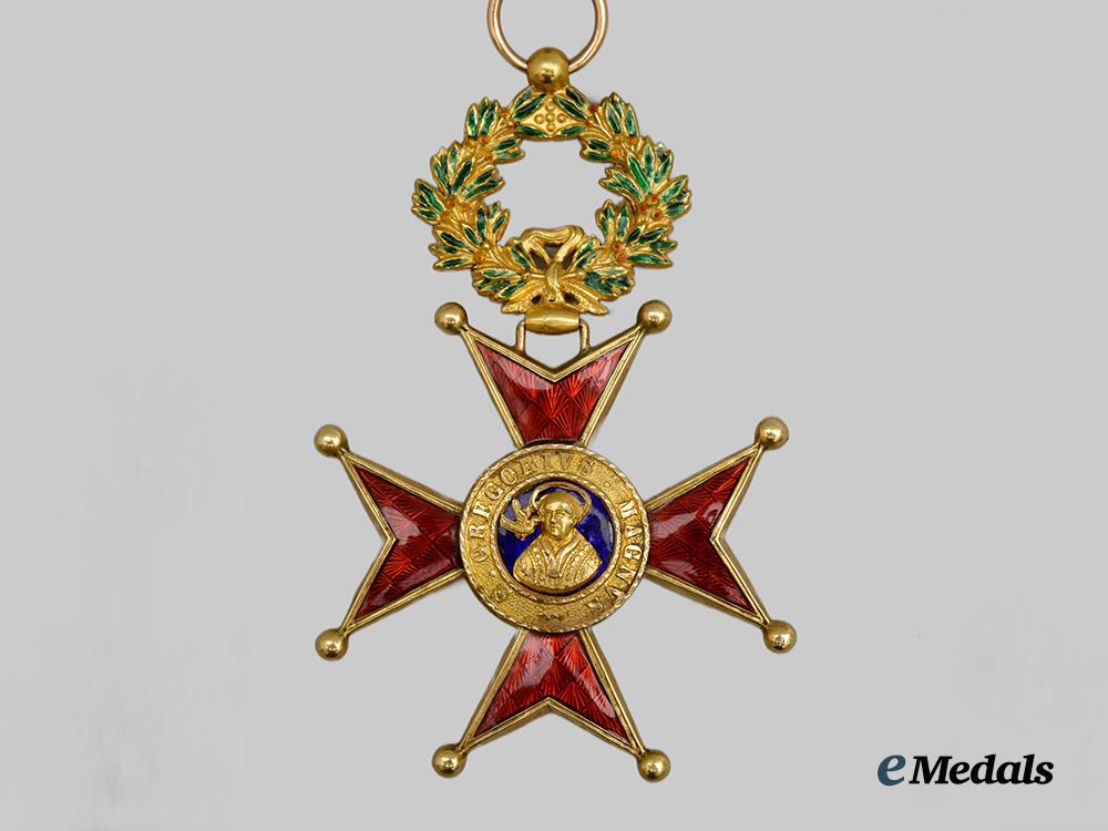 vatican,_papal_state._a_cased_order_of_st._gregory_the_great,_i_i._class_knight_commander_for_civil_merit,_c.1930___m_n_c9900