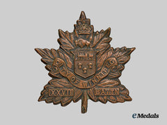 Canada, CEF. A 27th Infantry Battalion "City of Winnipeg Regiment" Cap Badge