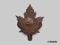 Canada, CEF. A 24th Infantry Battalion "Victoria Rifles" Cap Badge