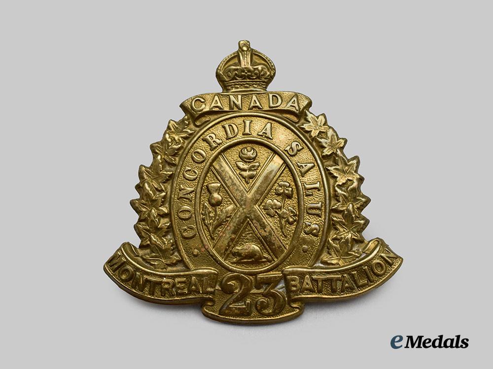 canada,_c_e_f._a23rd_infantry_battalion"_montreal_battalion"_cap_badge___m_n_c9921