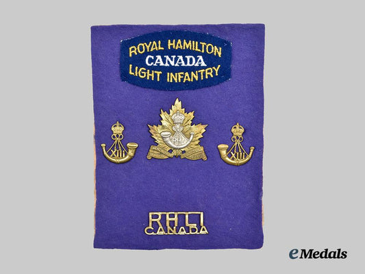 canada,_commonwealth._a_second_war_royal_hamilton_light_infantry_insignia_set___m_n_c9935