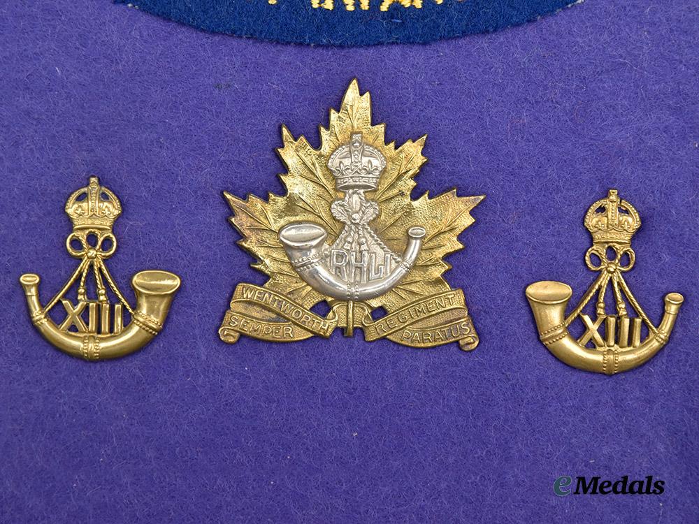 canada,_commonwealth._a_second_war_royal_hamilton_light_infantry_insignia_set___m_n_c9936