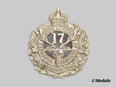 Canada, CEF. A 17th Infantry Battalion "Nova Scotia Highlanders"/"Seaforth Highlanders of Canada" Glengarry Badge