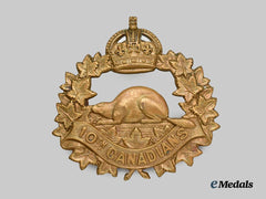 Canada, CEF.  A10th Infantry Battalion "10th Canadians" Cap Badge,  by Hicks & Sons