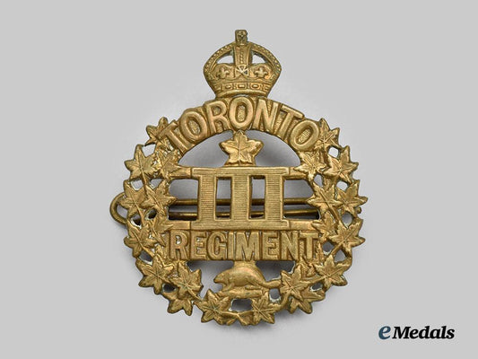 canada,_c_e_f._a3rd_infantry_battalion"_toronto_regiment"_cap_badge,_type_i_i,_by_gaunt___m_n_c9969