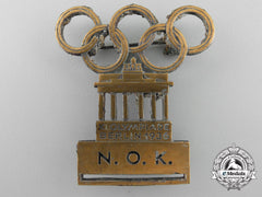 A Rare 1936 Munich Olympic; National Olympic Committee Pin