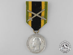 An 1870-71 Saxe-Weimar War Merit Medal With Swords