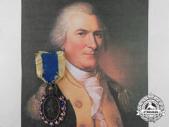 A Gold Sons Of The Revolution Medal To Grandson Of Major General Arthur St. Clair