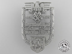 A 1936 Mecklenburg-Lubeck District Reich Federation Of German Civil Servants