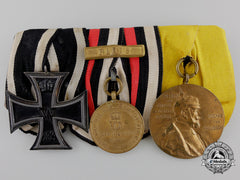 A Franco Prussian And First War German Medal Bar