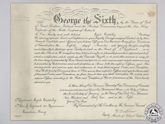 A 2Nd Lieutenant Commission Document To Military Cross Recipient