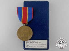 An American Army Of Puerto Rican Occupation Medal 1898 With Box Of Issue