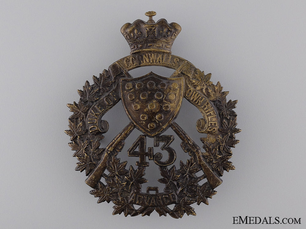 a43_rd_the_duke_of_cornwall's_own_rifles_helmet_plate_a_43rd_the_duke__53d90403e4808