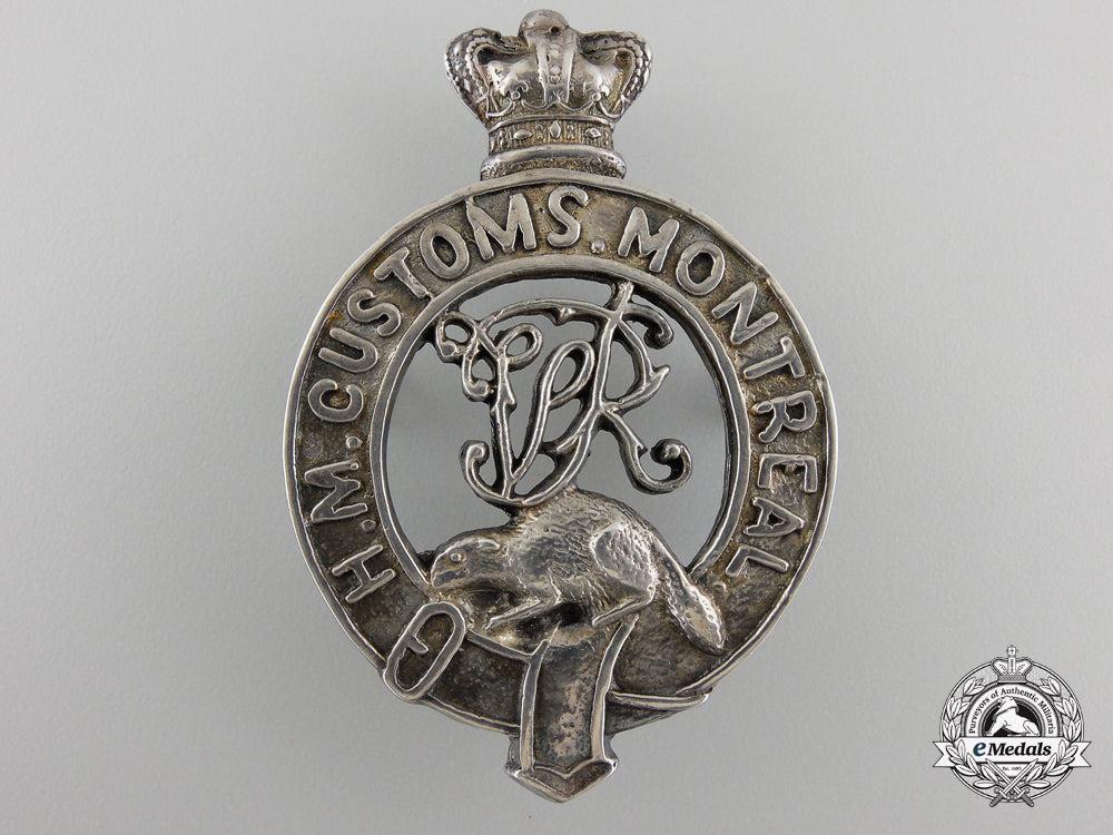 a_rare_victorian_montreal_canadian_customs_cap_badge_a_447