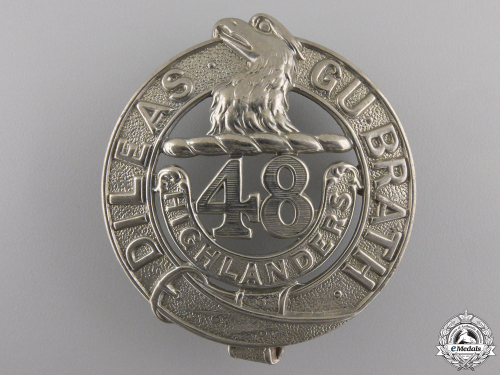 a48_th_highlanders_battalion_glengarry_badge_a_48th_highlande_55478f9d3030a