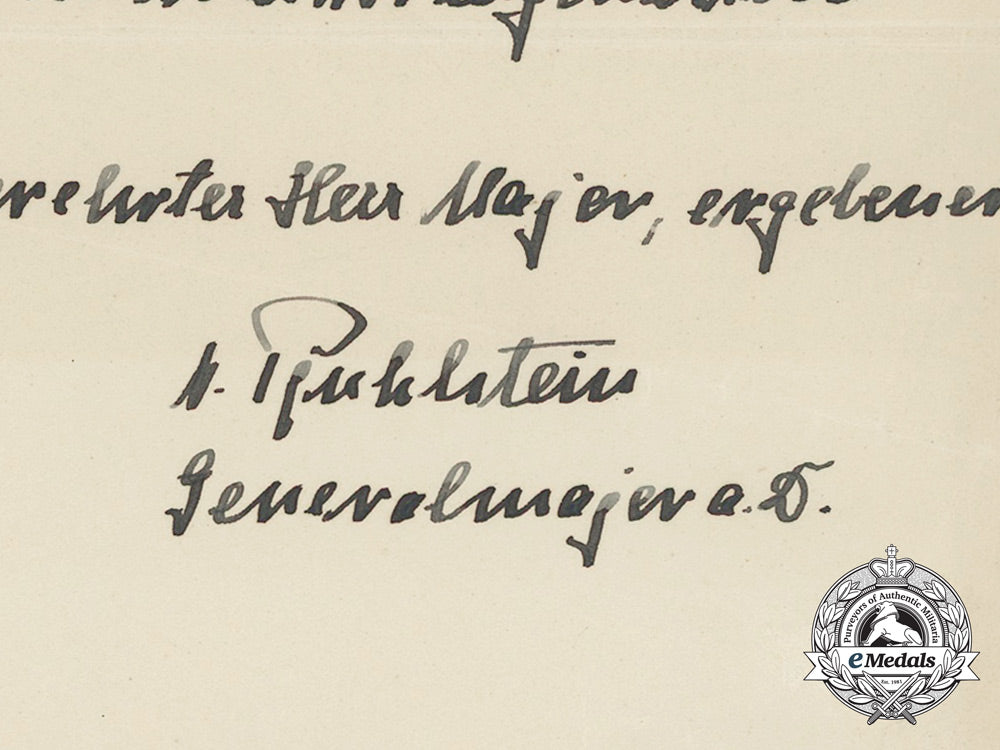 a_letter_by_generalmajor_alexander_von_pfuhlstein_written_while_at_trent_park_a_5432