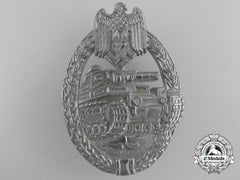 A Silver Grade Tank Badge