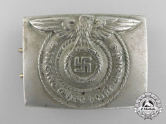 An Early Ss Enlisted Man's Belt Buckle By Overhoff And Cie