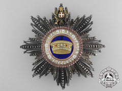 An Italian Order Of The Crown; Grand Cross Star By  Cravanzola, Roma