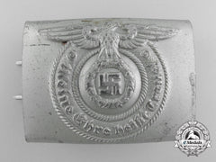 An Ss Em/Nco's Belt Buckle By Overhoff And Cie