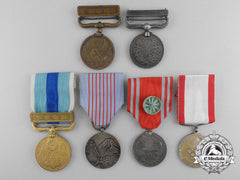 Six Japanese Medals And Awards