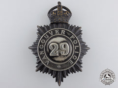 A Pre-1952 Vancouver Police Badge