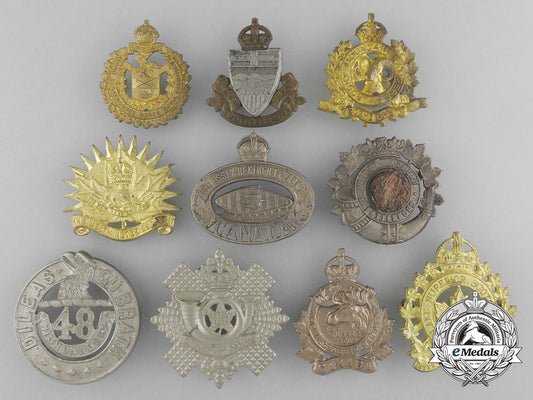 canada._ten_second_war_period_cap_badges_a_9250