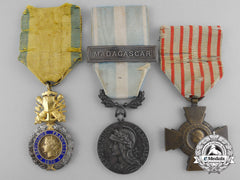 Three French Medals & Awards