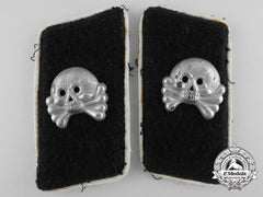 A Pair Of Herman Goring Division Panzer Collar Tabs