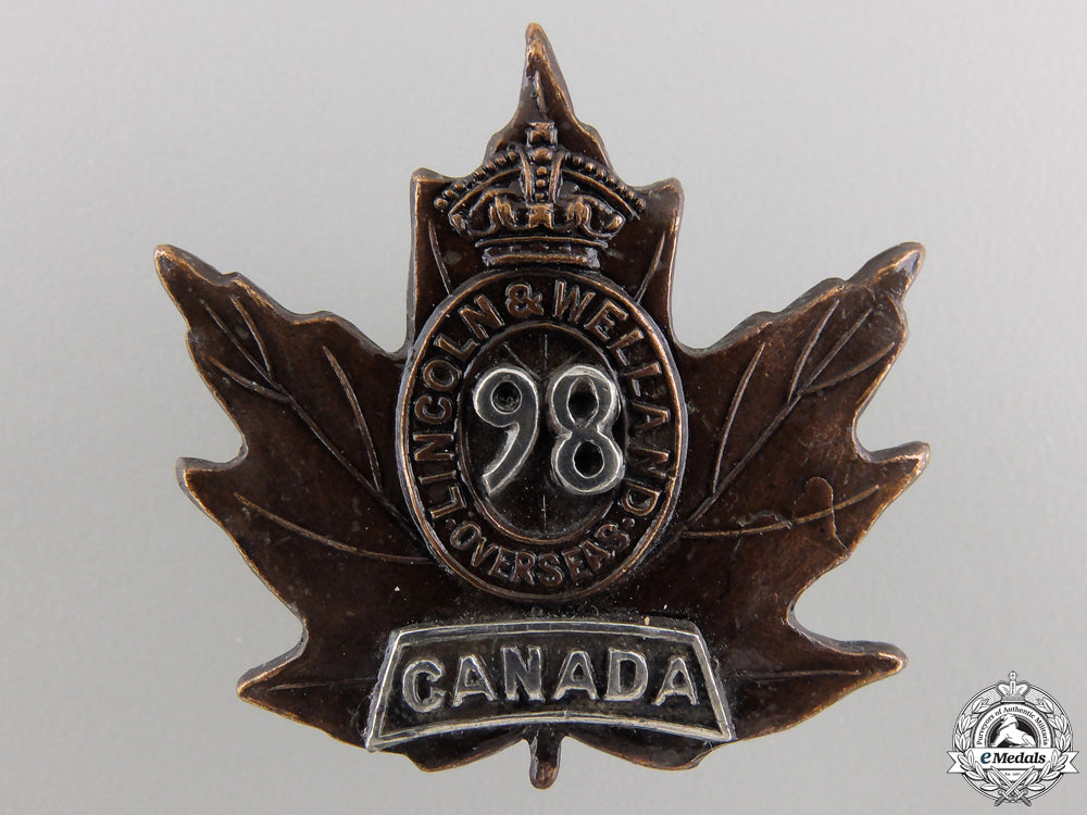 a98_th_canadian_infantry_battalion_officer's_collar_badge_a_98th_canadian__554a64ce4dbef