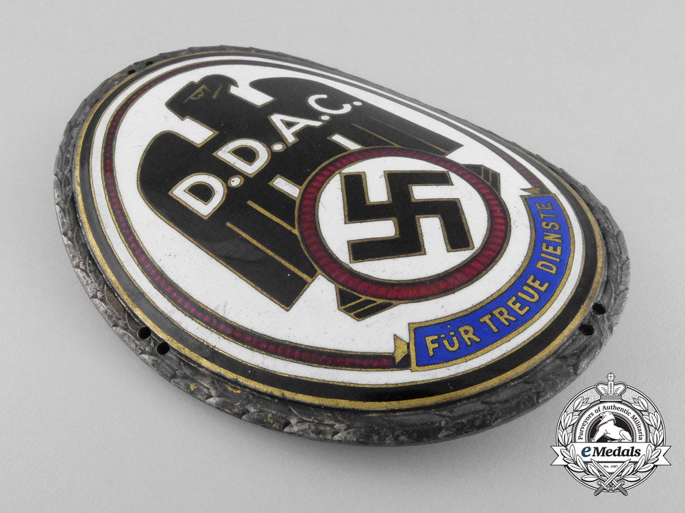 a_german_automobile_club_faithful_service_vehicle_badge_a_9902