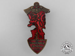 A 1933 Brunswick Germany Army Rally Day (Tag Der Deutsches Heer) Badge