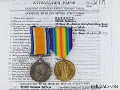 A Canadian Siberian Expeditionary Force Medal Pair