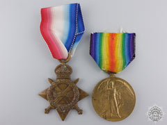 A First War Royal Navy Reserve Medal Pair To Ensign Hayter