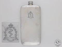 A Flask Named To Nursing Sister E.ross; Royal Canadian Army Medical Corpsconsign #4