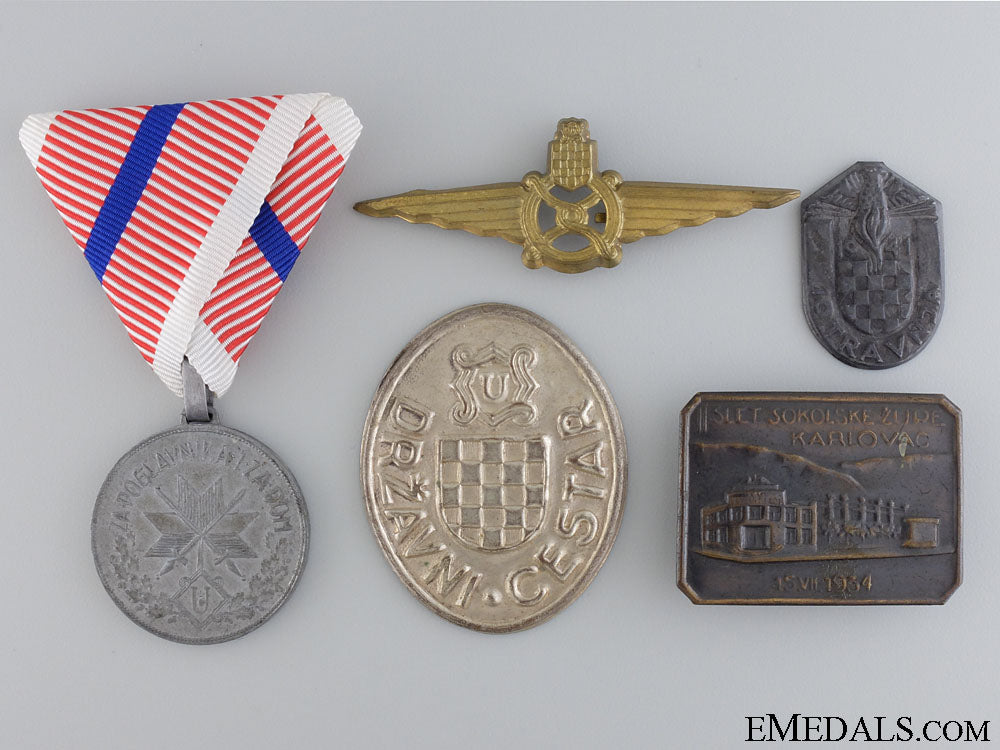 a_lot_of_five_croatian_pre-1945_items_a_lot_of_five_cr_546109dc7917e