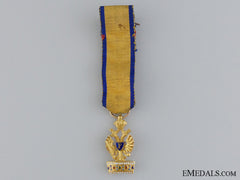 A Miniature Austrian Order Of The Iron Crown In Gold