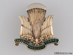 A Rare Wwii Canadian Parachute Corps Pin