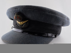 A Royal Canadian Air Force Dfc Recipient's Officer's Cap