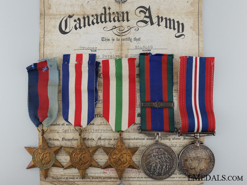 a_second_war_canadian_medal_group_to_trooper_percival_bright_a_second_war_can_538497b39f31b