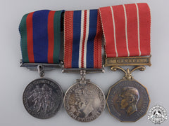 A Second War Canadian Forces Decoration Medal Group